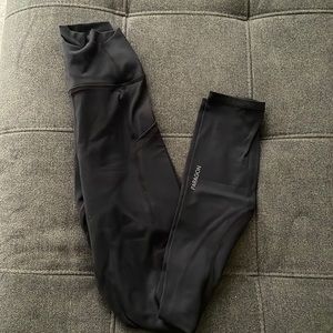 Black workout leggings